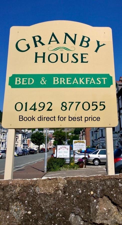 Granby House Hotel Llandudno Kültér fotó